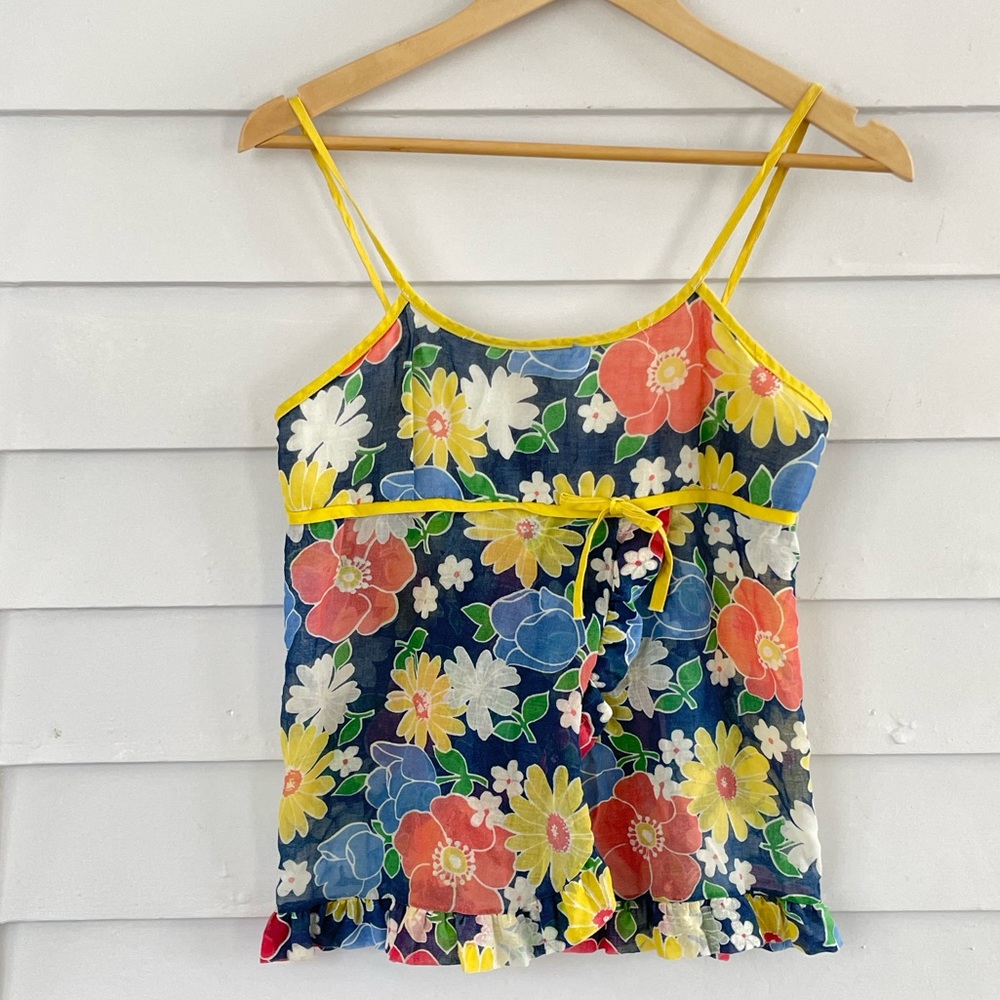 Vintage summer open back blouse